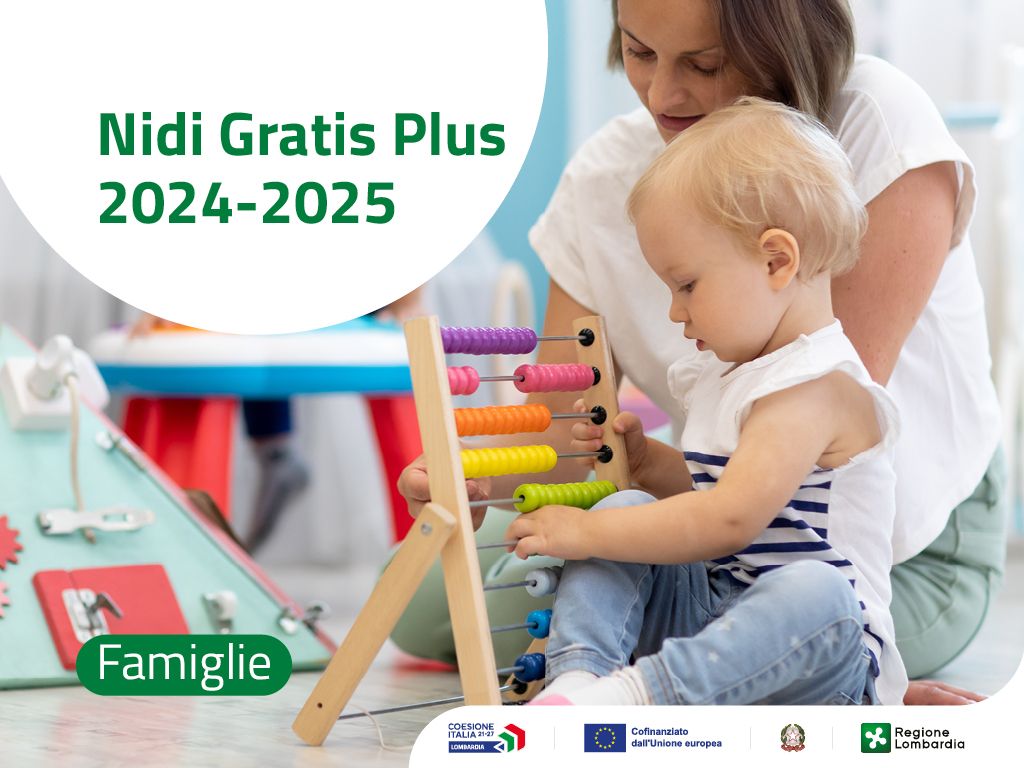 Misura Nidi Gratis Plus - 2024/2025 adesione delle famiglie